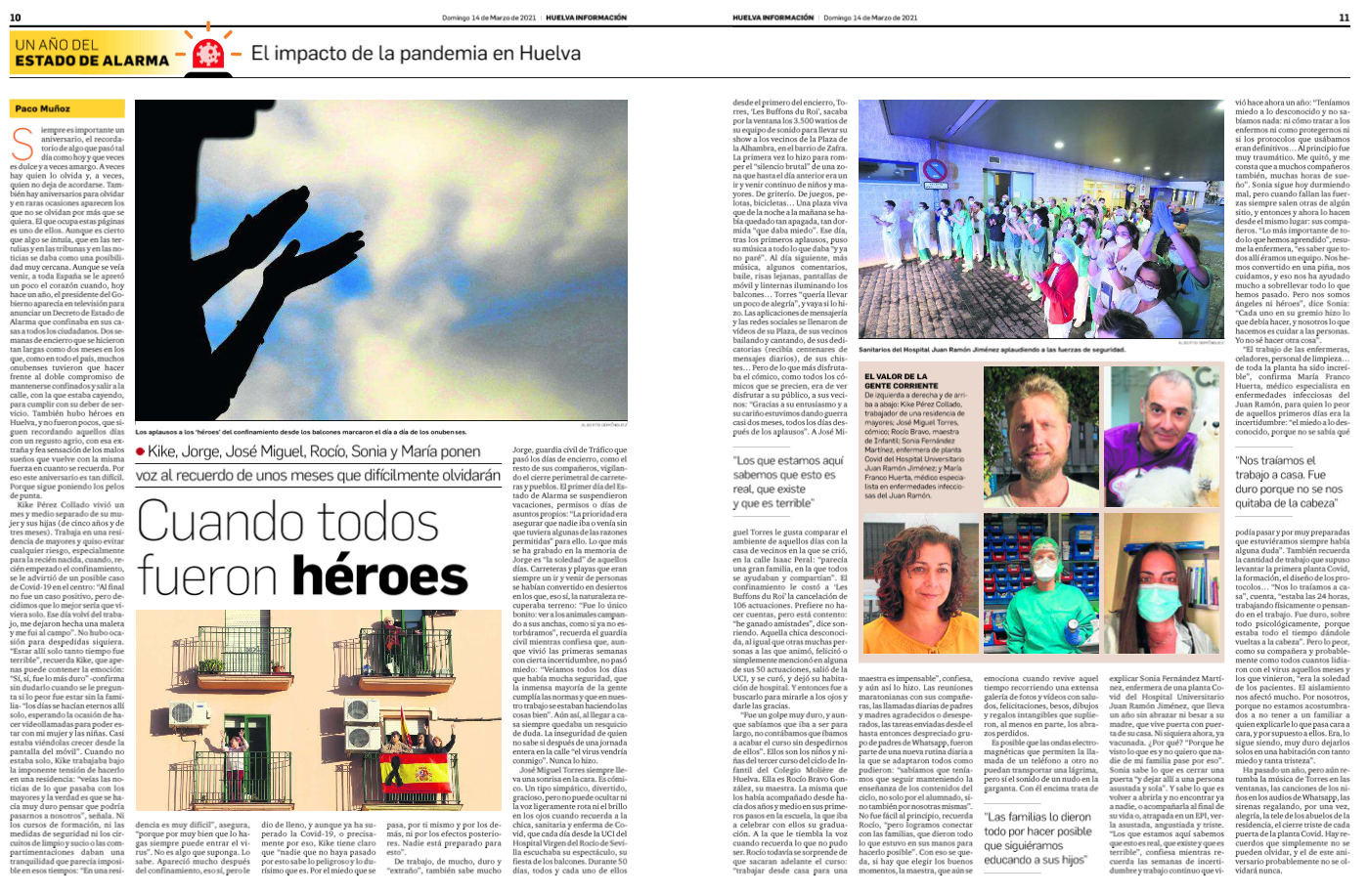 Publicación en papel Huelva Información